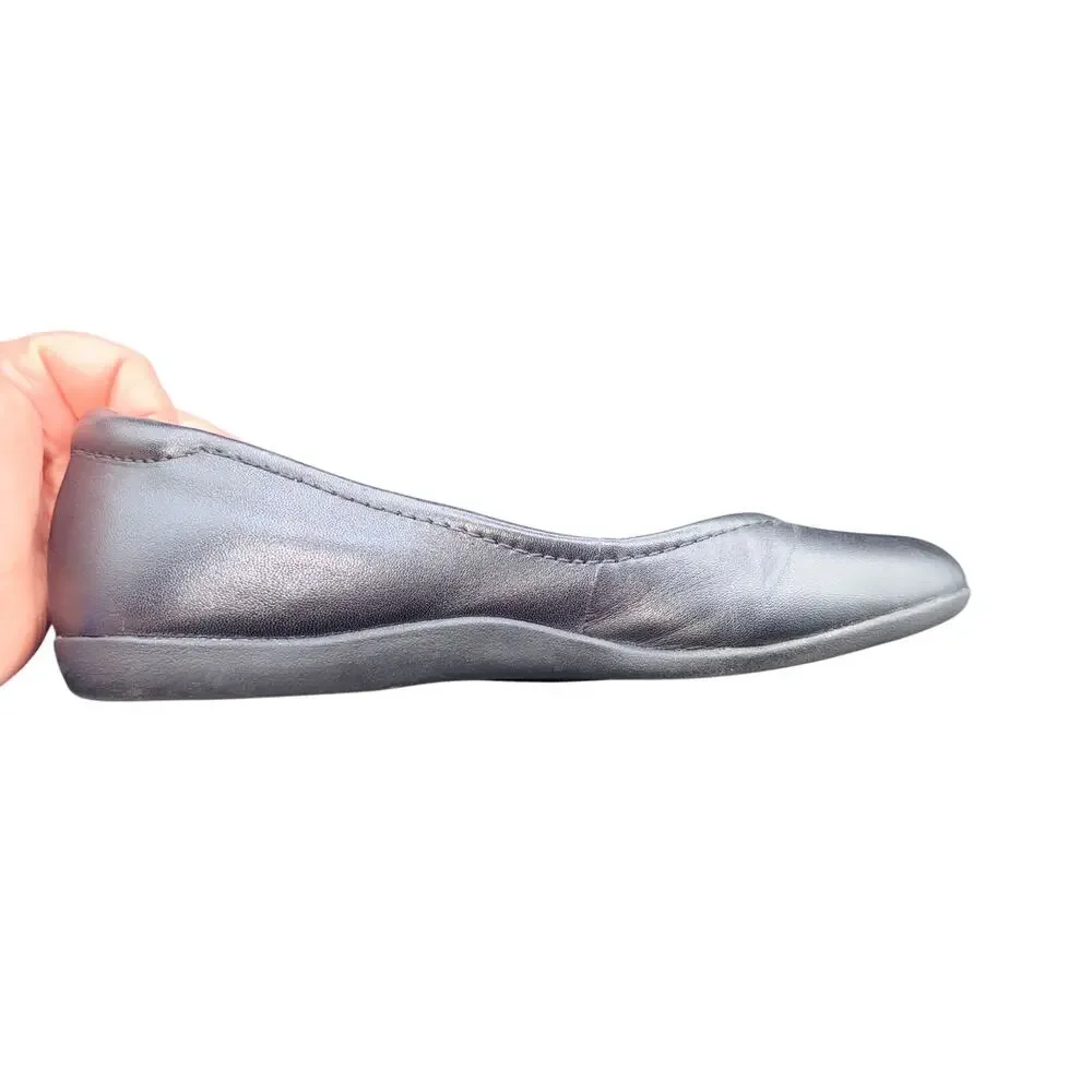 Naturalizer Flexy Black Leather Ballet Flats Women’s Size 8.5M
